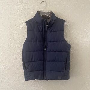 GAP Kids Blue Puffer Zip Up Vest Boy’s 8-9 Medium